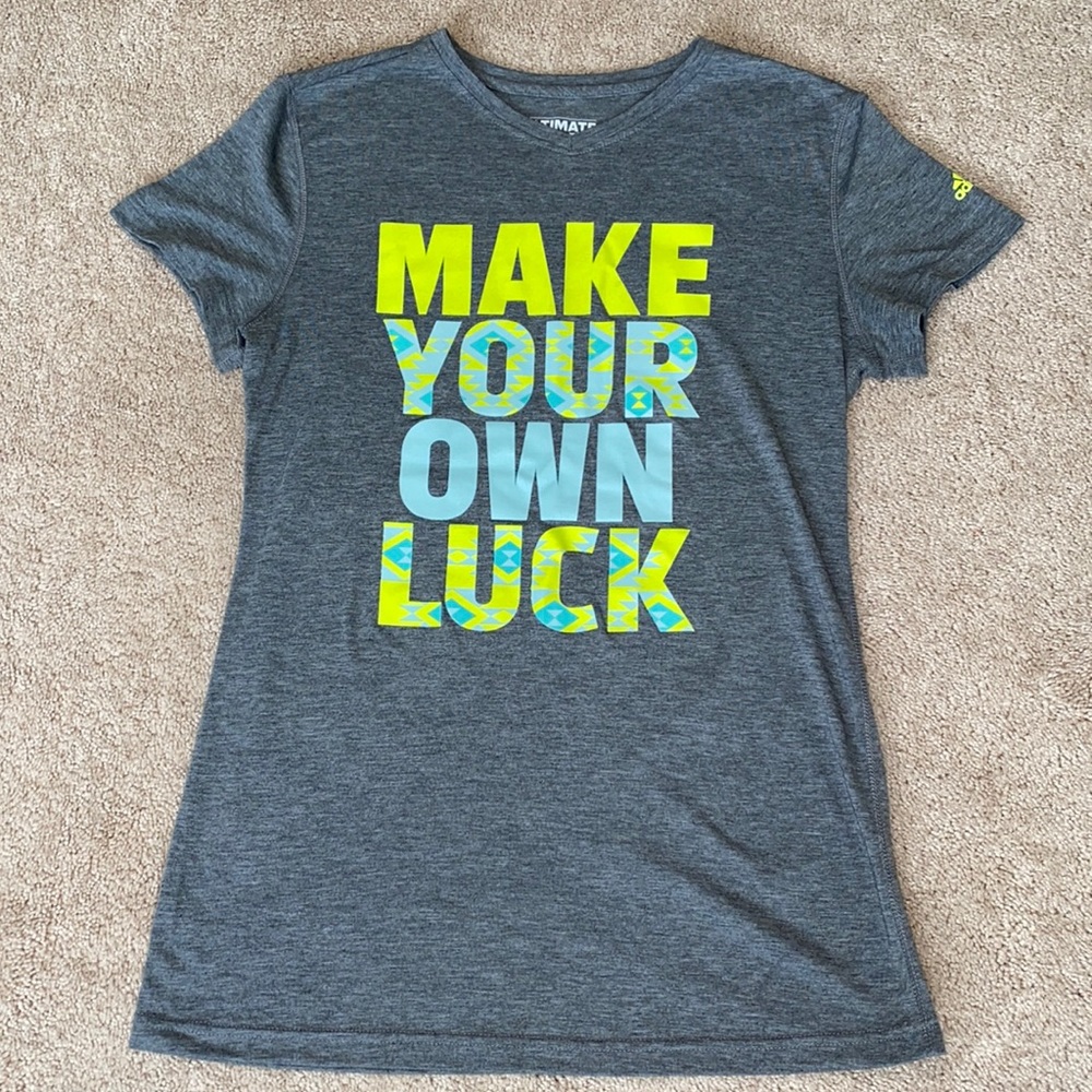 ADIDAS GREY WORKOUT VNECK TOP